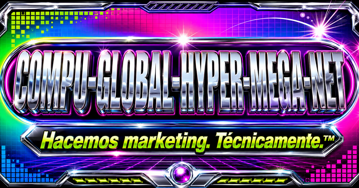 Chrome and neon Compu-Global-Hyper-Mega-Net banner